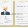 Bosnia and Herzegovina dog Fake PSD Passport | Instant Download
