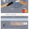 Fillable Botswana Bank Gaborone mastercard debit card Templates | Layer-Based PSD