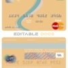 Fillable Botswana First National Bank mastercard debit card Templates | Layer-Based PSD