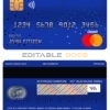 Fillable Brazil Banco do Brasil bank mastercard debit card Templates | Layer-Based PSD