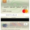 Fillable Brunei Baiduri Bank mastercard debit card Templates | Layer-Based PSD
