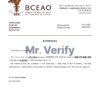 Download Burkina Faso The Central Bank of West African States Bank Reference Letter Templates | Editable Word