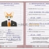 Burundi dog Fake PSD Passport | Instant Download