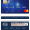 Fillable Cabo Verde BAI bank mastercard credit card Templates | Layer-Based PSD