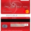 Editable Cambodia Cambodian Public bank mastercard debit card Templates in PSD Format