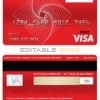 Fillable Cambodia Cambodian Public bank visa card debit card Templates | Layer-Based PSD