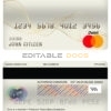 Editable Cambodia Foreign Trade Bank of Cambodia bank mastercard debit card Templates in PSD Format