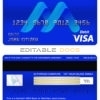 Editable Canada BMO Bank of Montreal bank visa card debit card Templates in PSD Format
