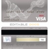 Editable Canada Scotiabank bank visa card debit card Templates in PSD Format
