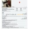 Editable Central African Republic Hotel Booking Form Template | Fillable PDF