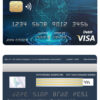 Fillable Chad Ecobank visa credit card Templates | Layer-Based PSD