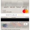 Fillable Chile Banco del Estado de Chile bank mastercard debit card Templates | Layer-Based PSD