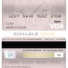 Editable Chile Scotiabank bank visa card debit card Templates in PSD Format