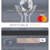 Editable Congo Ecobank bank mastercard debit card Templates in PSD Format