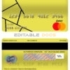 Fillable Croatia Raiffeisen bank mastercard debit card Templates | Layer-Based PSD
