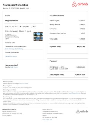 Cyprus Editable Templates 2 Editable Cyprus Hotel Booking Form Template | Fillable PDF