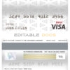 Editable Czech HSBC bank visa card debit card Templates in PSD Format