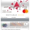 Editable Denmark Arbejdernes Landsbank mastercard debit card Templates in PSD Format