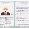 Denmark dog Fake PSD Passport | Instant Download