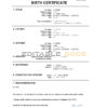 Authentic Djibouti Birth Certificate Template | Customize and Download Online