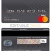 Editable Dominica CIBC First Caribbean International bank mastercard debit card Templates in PSD Format