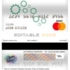 Editable Dominica National Bank of Dominica mastercard debit card Templates in PSD Format