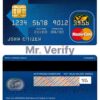 Editable Australia Citibank mastercard Templates in PSD Format
