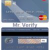 Editable Canada Montreal bank mastercard Templates in PSD Format