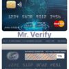 Editable Chad Ecobank mastercard credit card Templates in PSD Format