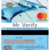 Editable Costa Rica The Bank of Costa Rica bank mastercard debit card Templates in PSD Format