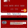 Editable Djibouti Central Bank of Djibouti mastercard Templates in PSD Format