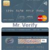 Editable El Salvador Banco Azul de El Salvador mastercard Templates in PSD Format