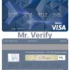 Editable Equatorial Guinea Commerical bank Guinee Equatoriale visa debit card Templates in PSD Format