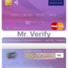 Editable Ethiopia Dashen Bank mastercard credit card Templates in PSD Format