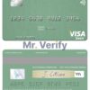Editable Finland Aktia Savings Bank visa debit card Templates in PSD Format