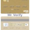 Editable Gabon Alios Finance visa debit card Templates in PSD Format