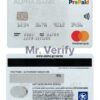 Editable Greece Alpha bank mastercard credit card Templates in PSD Format (version 2)