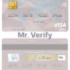 Editable Israel Bank Hapoalim visa card Templates in PSD Format