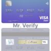 Editable Israel Bank Leumi visa card Templates in PSD Format