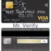 Editable Israel HSBC bank visa signature card Templates in PSD Format