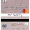 Editable Kyrgyzstan Optima Bank mastercard Templates in PSD Format
