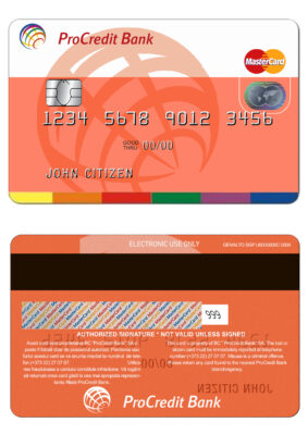 Moldova ProCredit Bank mastercard