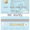 Editable Monaco Barclays Bank PLC bank visa debit card Templates in PSD Format