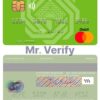 Editable Palestine Al Quds Bank mastercard Templates in PSD Format