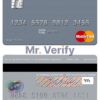 Editable Panama Banco General mastercard credit card Templates in PSD Format