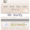 Editable Philippines Bank of the Philippine Islands visa debit card Templates in PSD Format