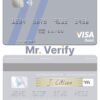 Editable Portugal Abanca visa debit card Templates in PSD Format