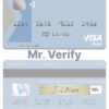 Editable Rwanda Bank of Kigali visa debit card Templates in PSD Format