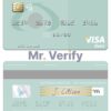 Editable Salvador Banco Azteca visa debit credit card Templates in PSD Format