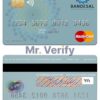 Editable Salvador Bandesal Bank mastercard credit card Templates in PSD Format